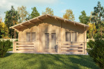 Myrtle Log Cabin 6.0m x 6.0m - 1 Bed